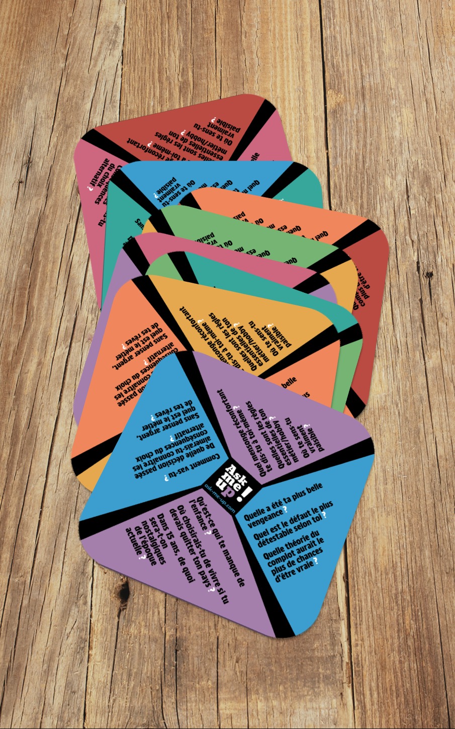 Ask Me Up! – sous-bocks avec questions